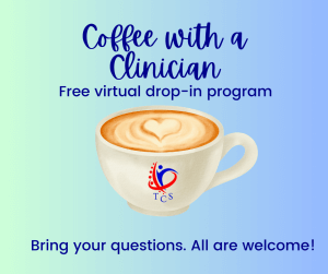 Image showing free neurodiversity-affirming occupational therapy program in Camp Hill, PA, "coffee with a clinican"